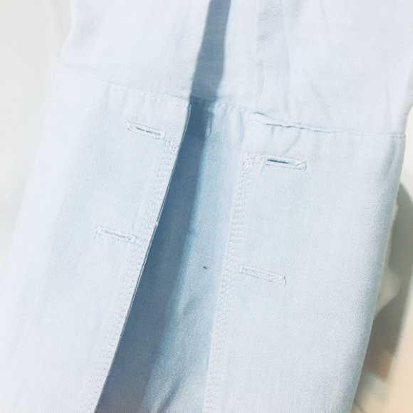 J Crew Blue Button-Up Business Top, 10 - Picture 2 of 4